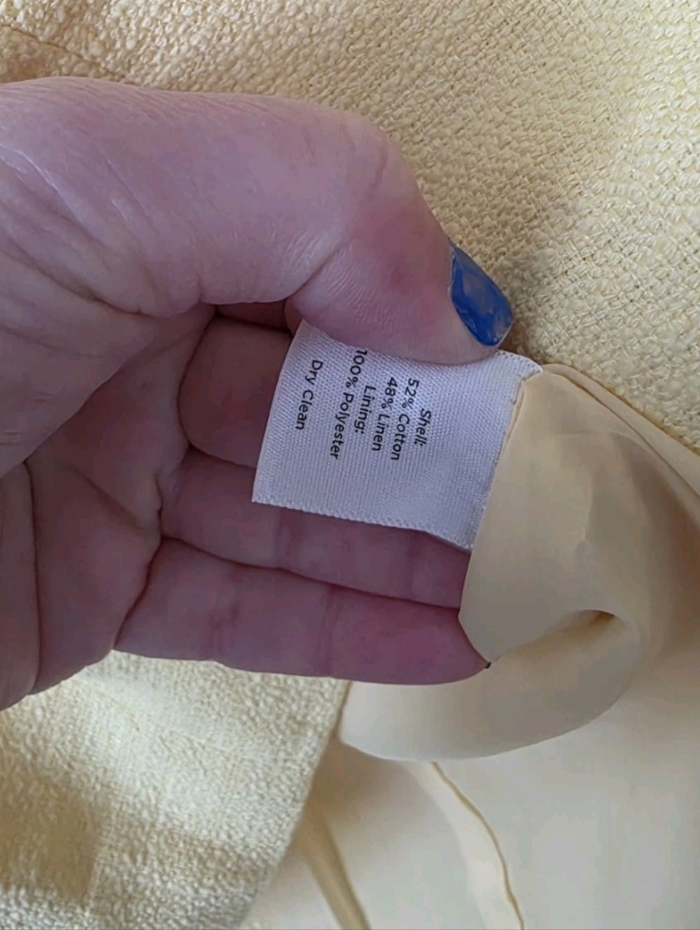 Talbots Yellow Linen Cotton Blend Sheath Dress Bows Sweetheart Size 6 Petite - Picture 3 of 8